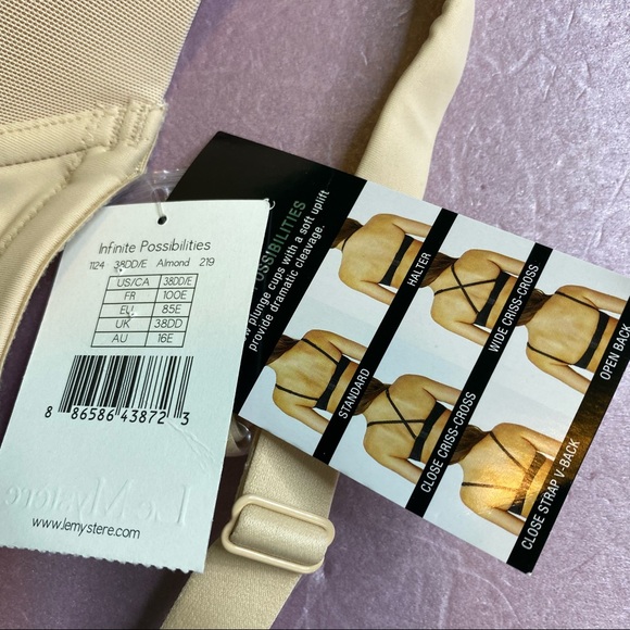 Le Mystere Infinite possibilities women’s bra size 38DD/E new with tags - Picture 10 of 15